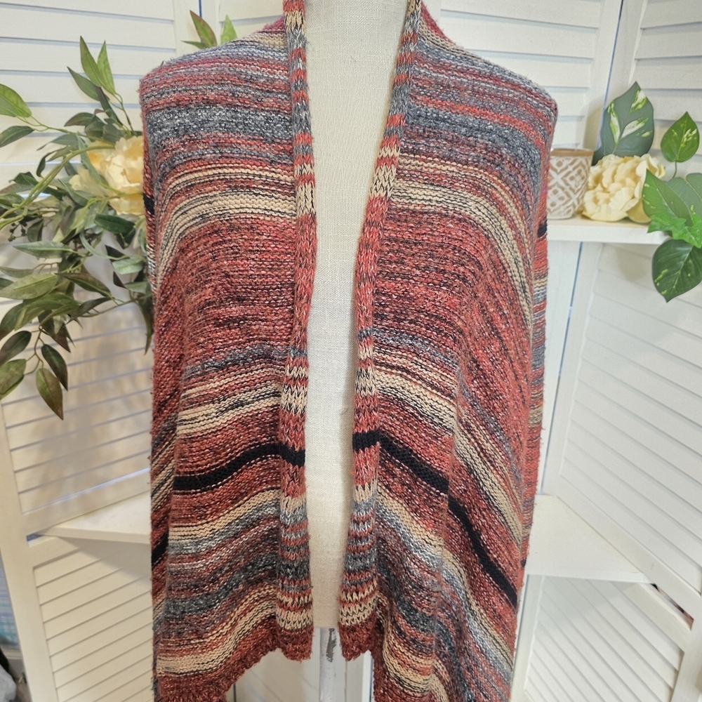 American Eagle Outfitters Multicolor Striped Duster Small